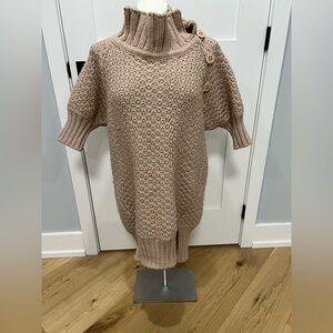 Stella McCartney Beige Cowl Neck Sweater dress size 44